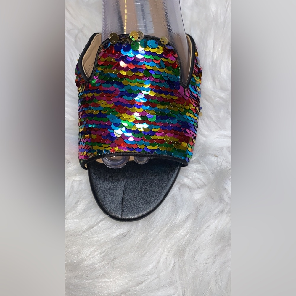 Fashion Slippers Sequins Casual Sandals - Picture 4 of 6
